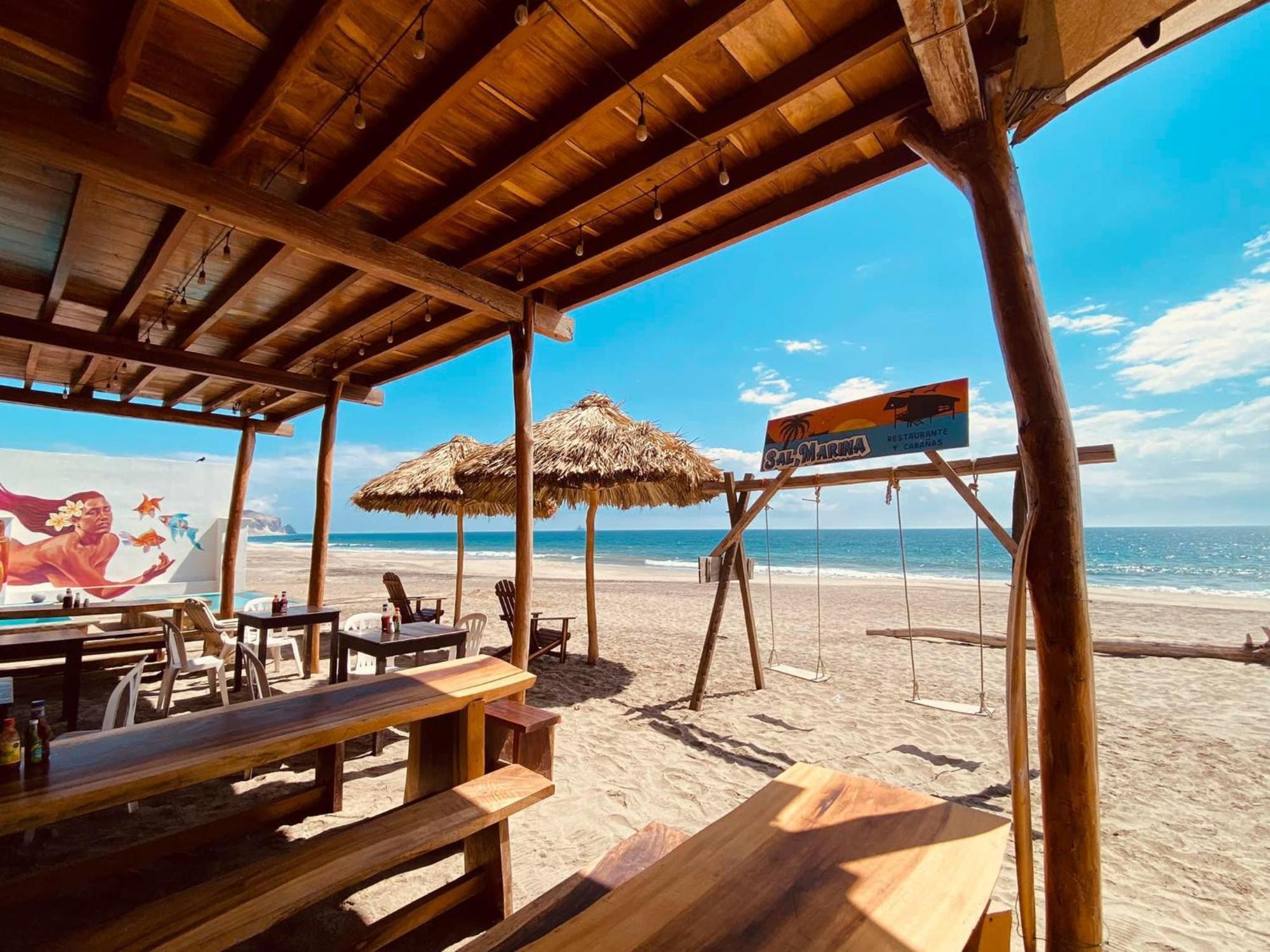 Sal Marina Restaurante Y Cabanas ซาลินาครูซ ภายนอก รูปภาพ